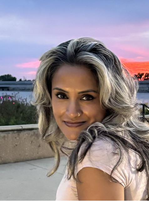 Anju Redheendran at sunset